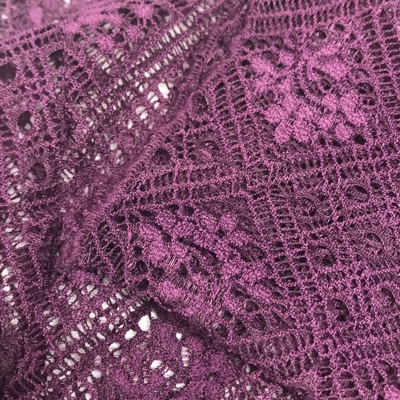 Free People Sheer Lace Turtleneck FREE SHIPPING - Picture 6 of 6